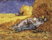 Vincent Van Gogh The Siesta oil on canvas